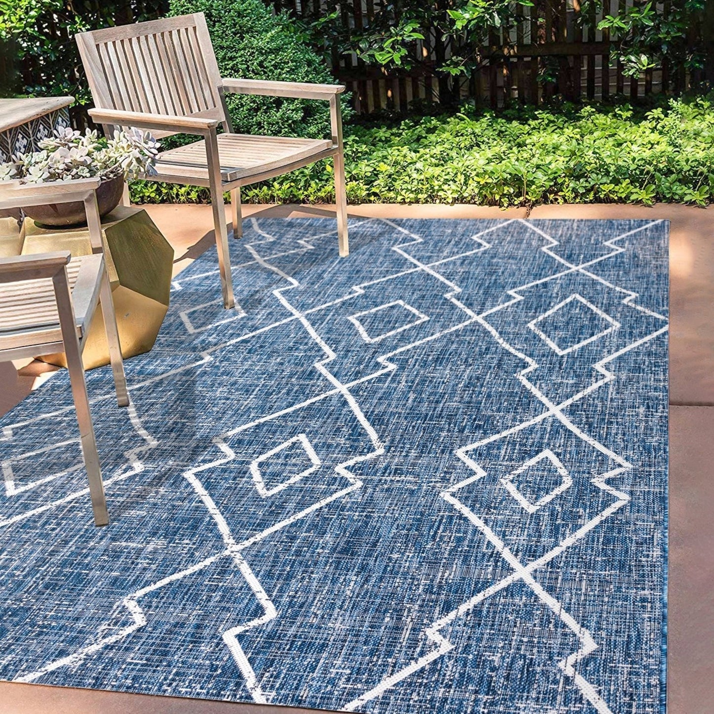 Carwa Tribal Diamond Trellis Indoor/Outdoor Area Rug - Pier 1