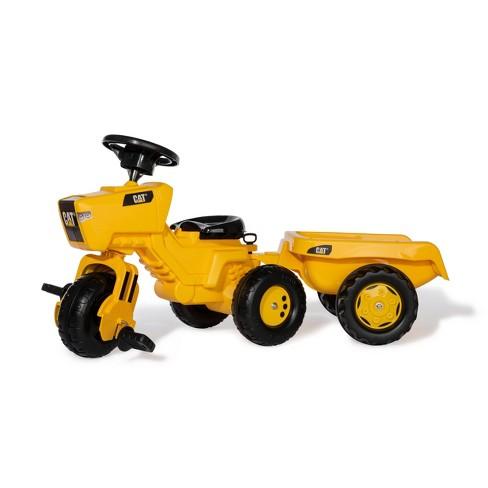 CAT Three Wheel Tractor with Trailer