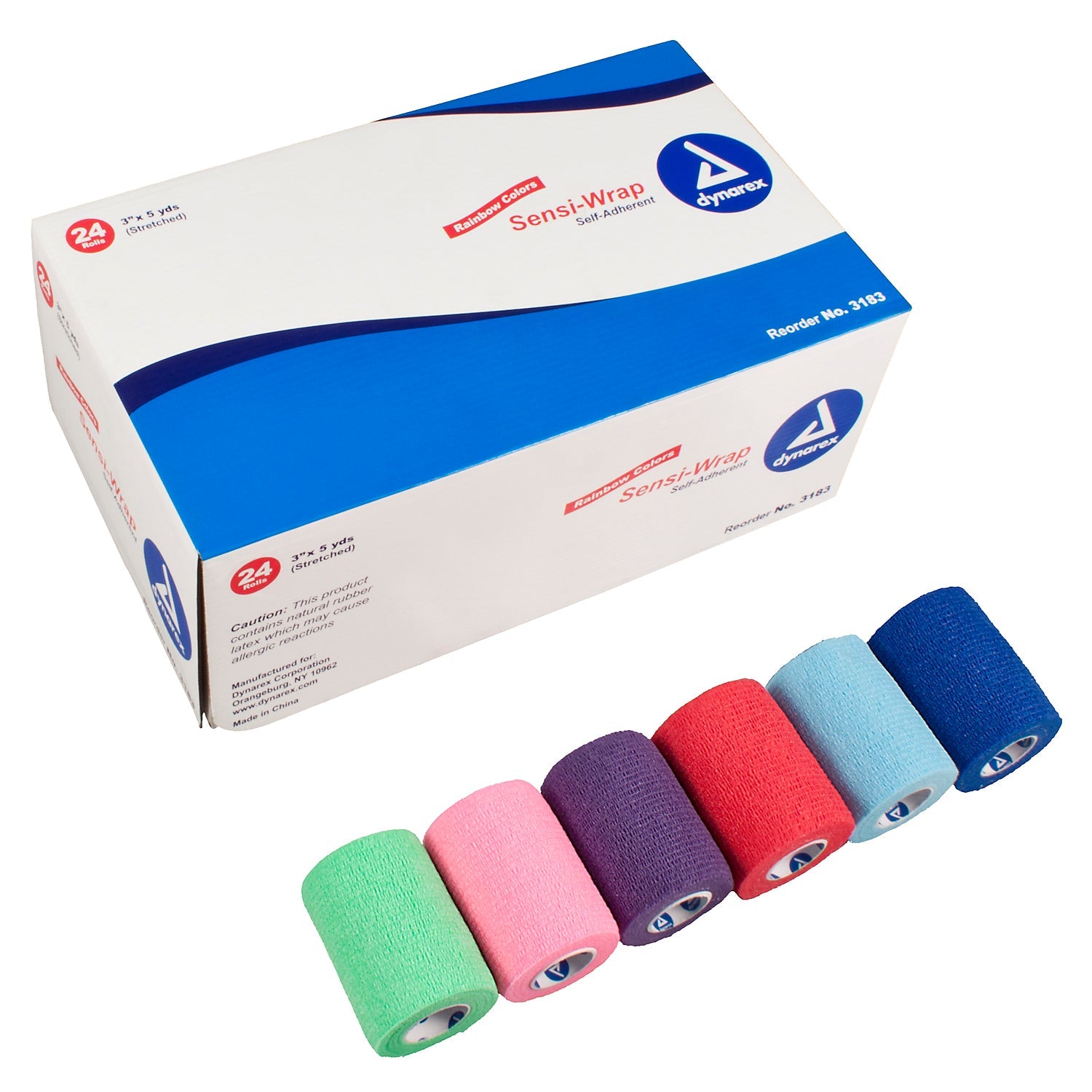 Dynarex 3183 Cohesive Bandage Case of 24