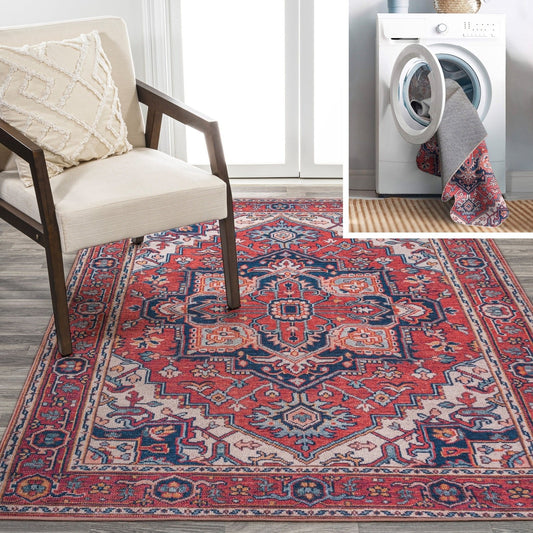 Cirali Ornate Large Medallion Washable Area Rug - Pier 1