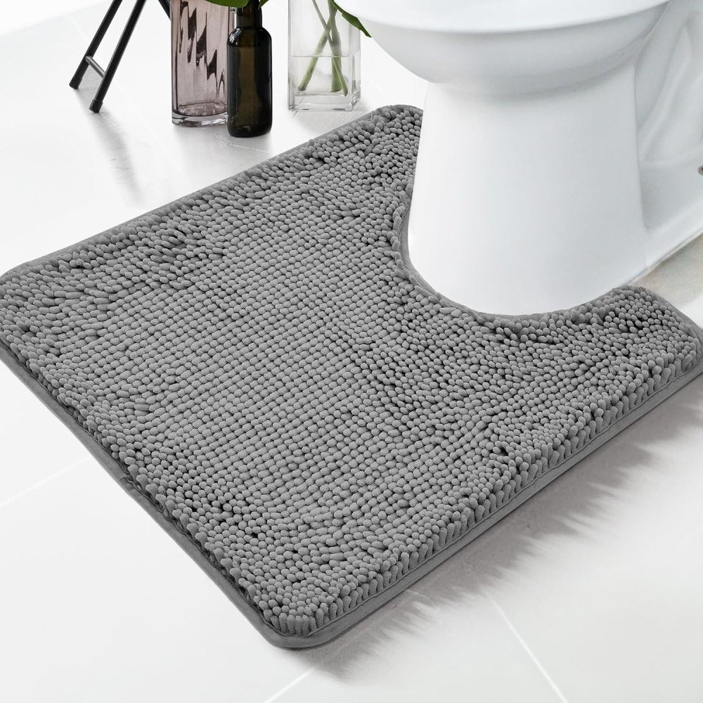 Deconovo Bath Mat - Toilet Rugs U Shaped, Extra Soft Plush Bathroom Rug for Bathroom - Deconovo US