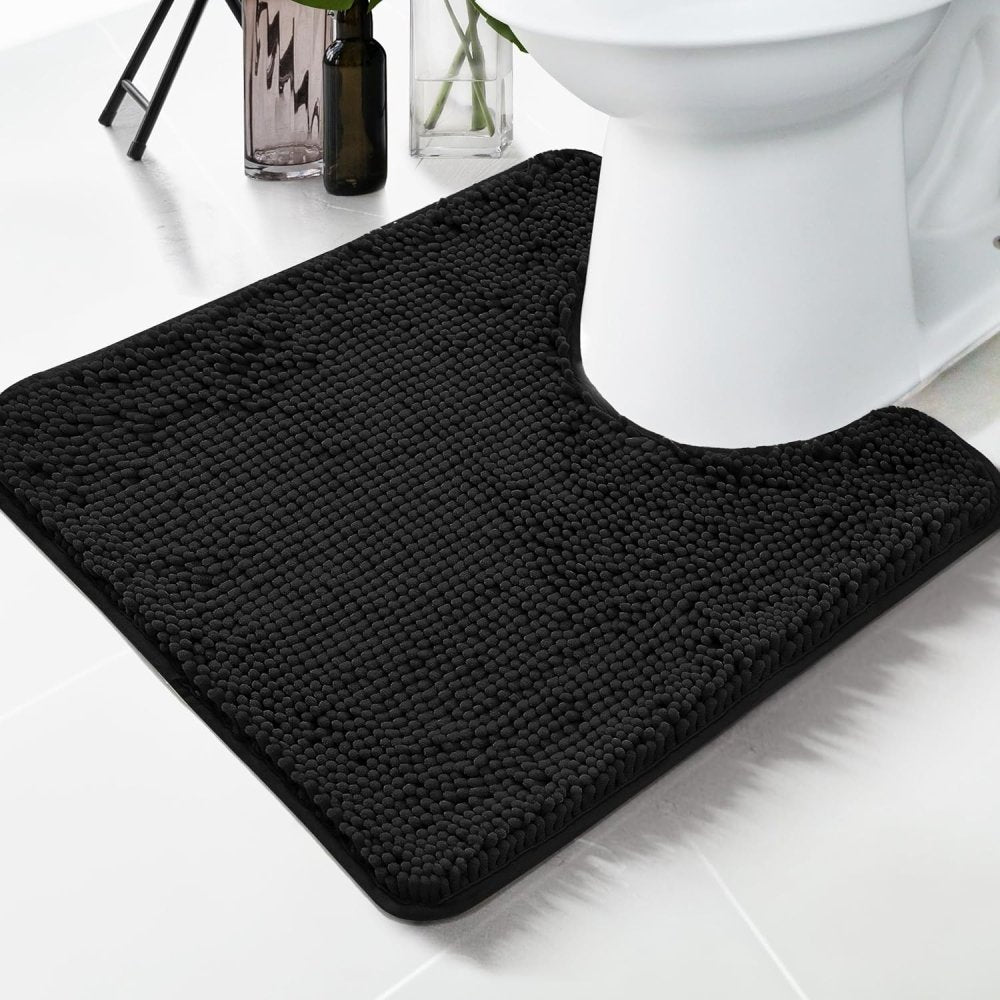 Deconovo Bath Mat - Toilet Rugs U Shaped, Extra Soft Plush Bathroom Rug for Bathroom - Deconovo US