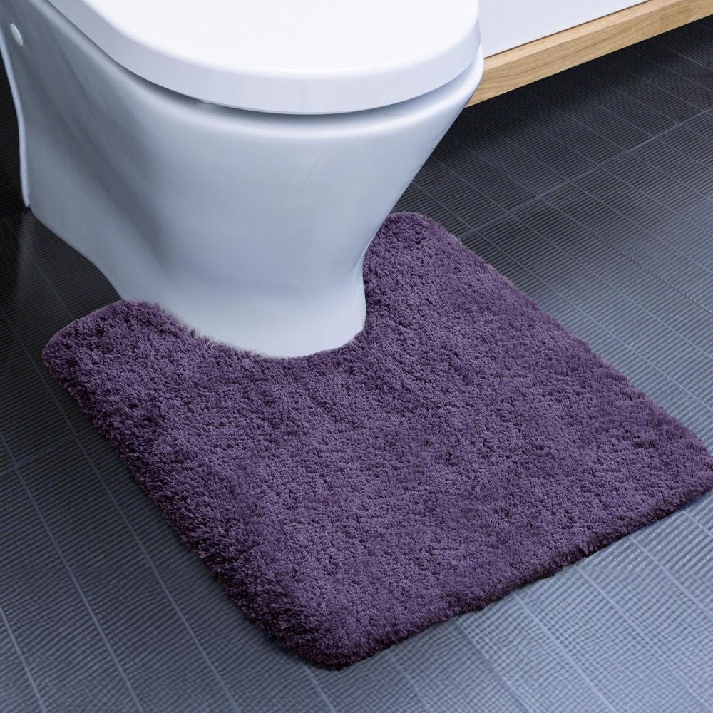 Deconovo Bath Mat - Toilet Rugs U Shaped, Extra Soft Plush Bathroom Rug for Bathroom - Deconovo US