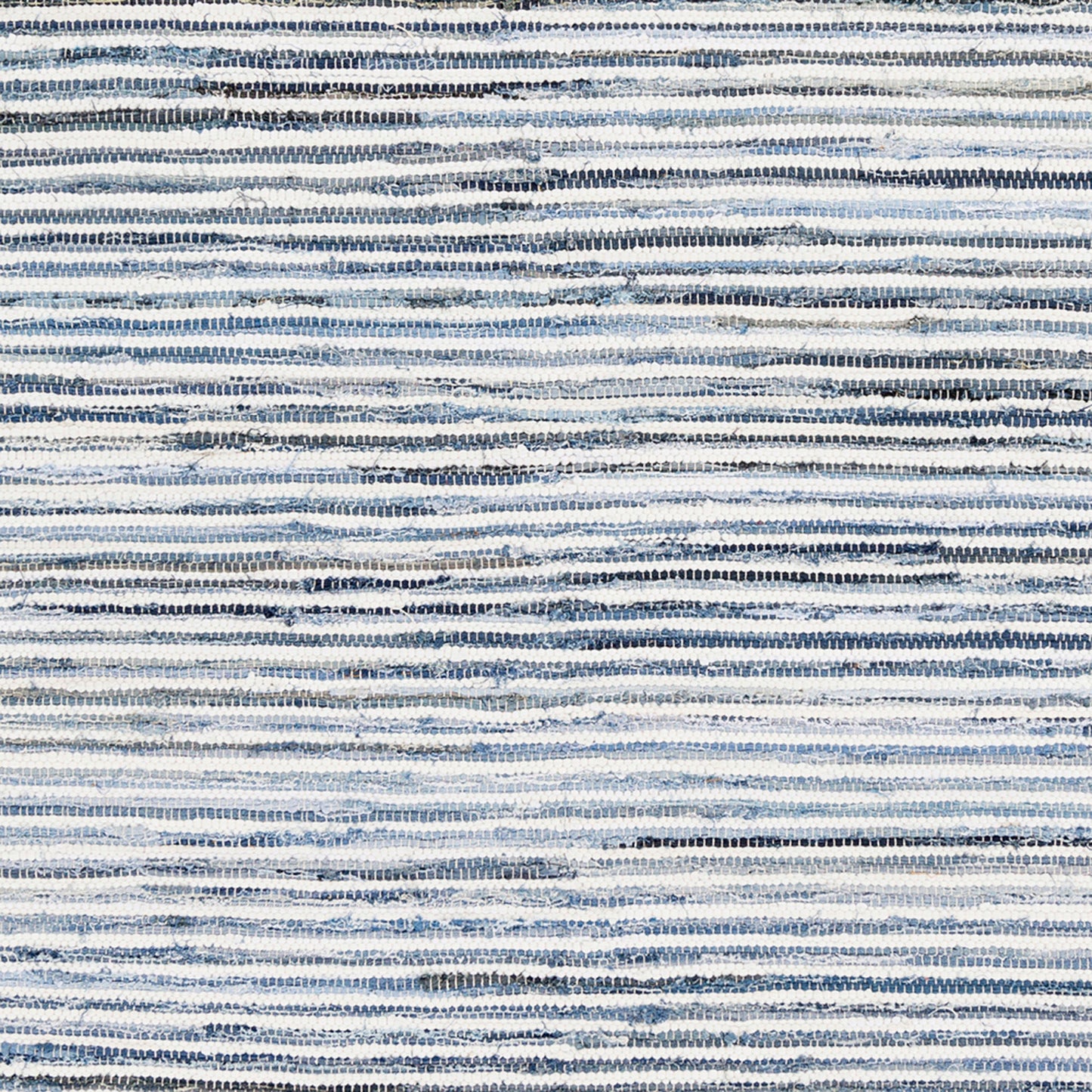 Denim Ombre Rag Rug - Marine