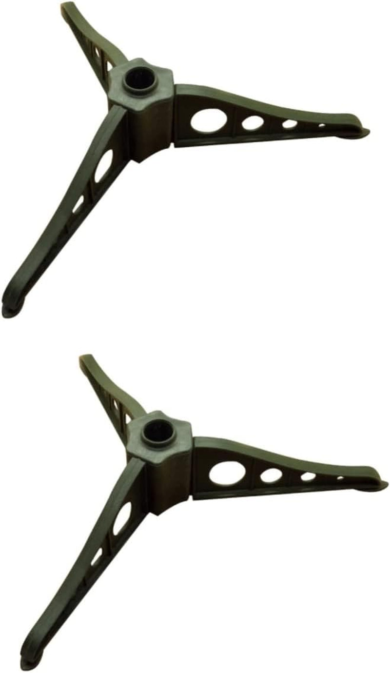 Amosfun Christmas Tree Base Frame Detachable Tree Stand Artificial Xmas Tree Stand Metal Christmas Tree Rotating Tree Stand Adjustable Base Metal Holder Home Christmas Tree Stand to Rotate Home & Garden > Decor > Seasonal & Holiday Decorations Amosfun Greenx2Pcs 15X5.5Cmx2Pcs