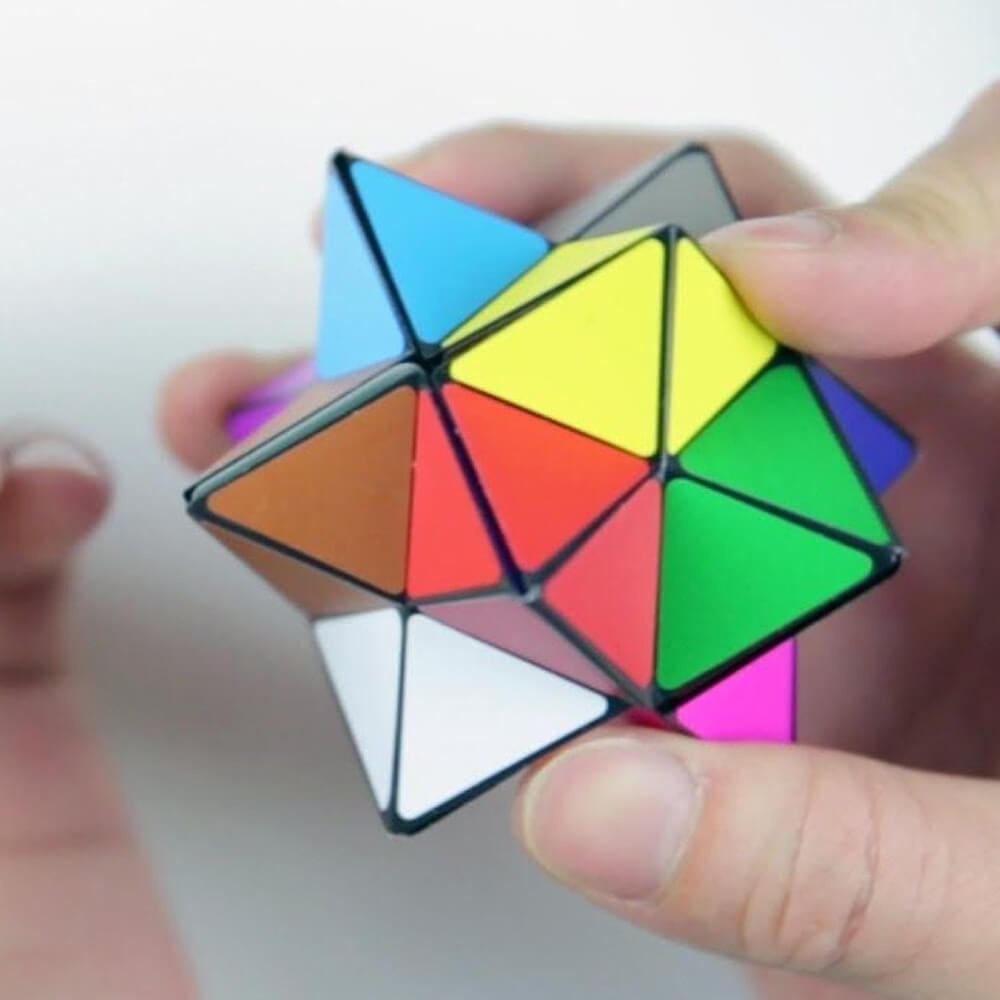 Geometric Star Cube Fidget Toy. Shop Puzzles on Mounteen. Worldwide shipping available.