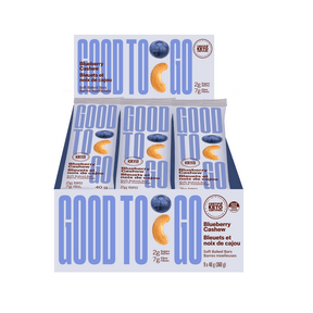 Good To Go Blueberry Cashew Keto Bars 9 x 40g Box (Discontinued)
