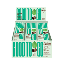 Good To Go Chocolate Mint Keto Bars 9 x 40 g Box (Discontinued)