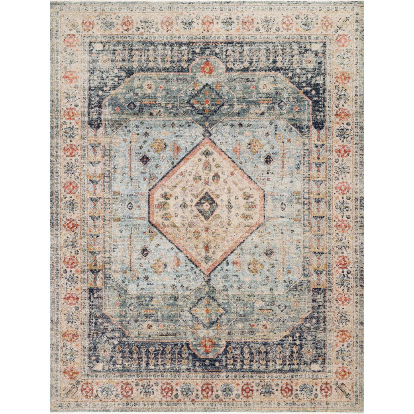 Graham Blue Antique Ivory Rug