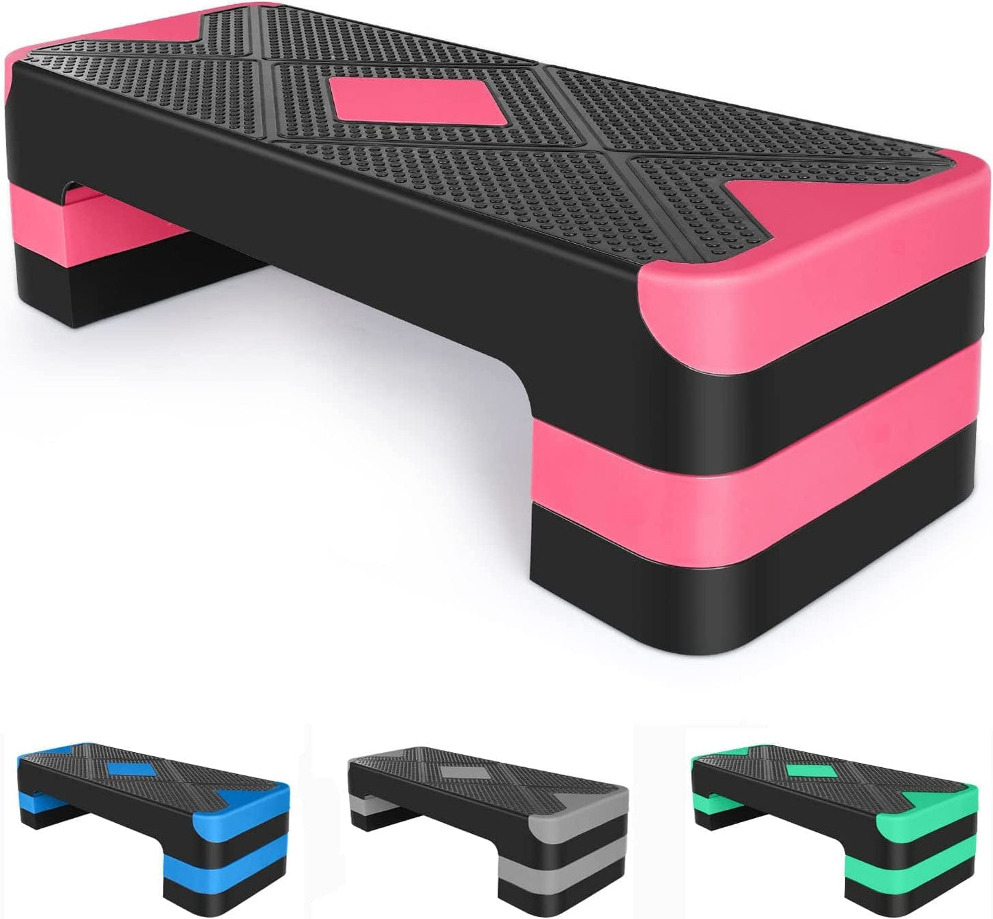 Haokang Adjustabl Aerobic Stepper Fitness Step Platform Health Workout for Sports Training