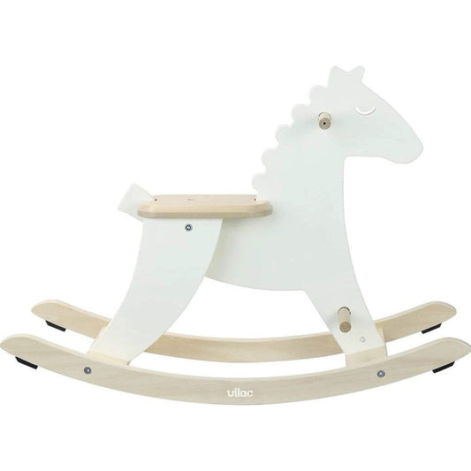 Vilac Ivory White Rocking Horse