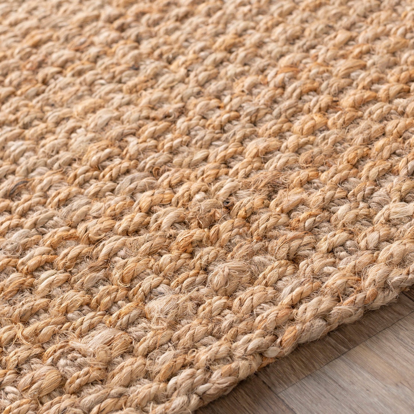 Thick Jute Rug - Wheat