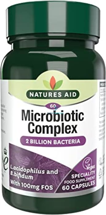 Natures Aid Probiotic Complex (With Bifidus And Fos) - 60 Pack