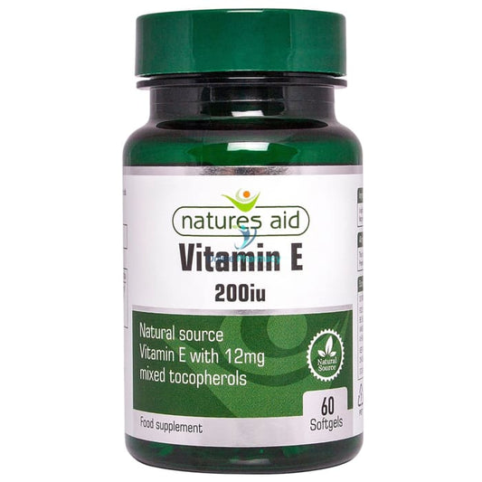 Natures Aid Vitamin E 200iu - 60 Pack