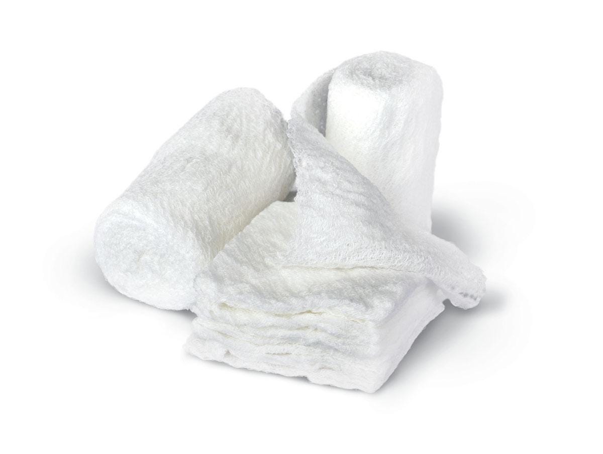 Bulkee II Sterile Cotton Gauze Bandages, Pack of 12