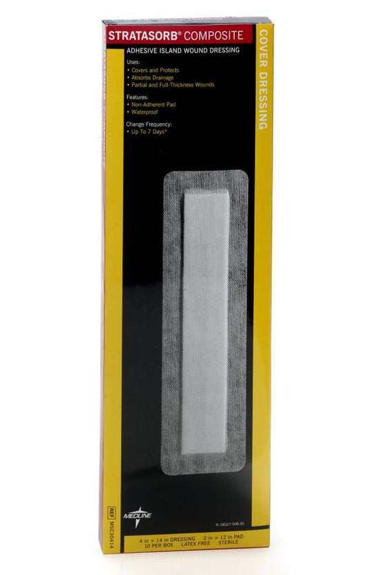 Statasorb MSC3068 Composite Island Dressing, Box of 10