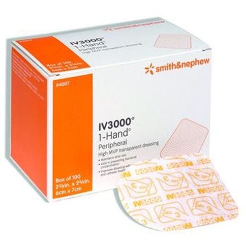 Smith & Nephew Opsite 4007 Moisture Responsive Catheter Dressing. Box of 100 10792270