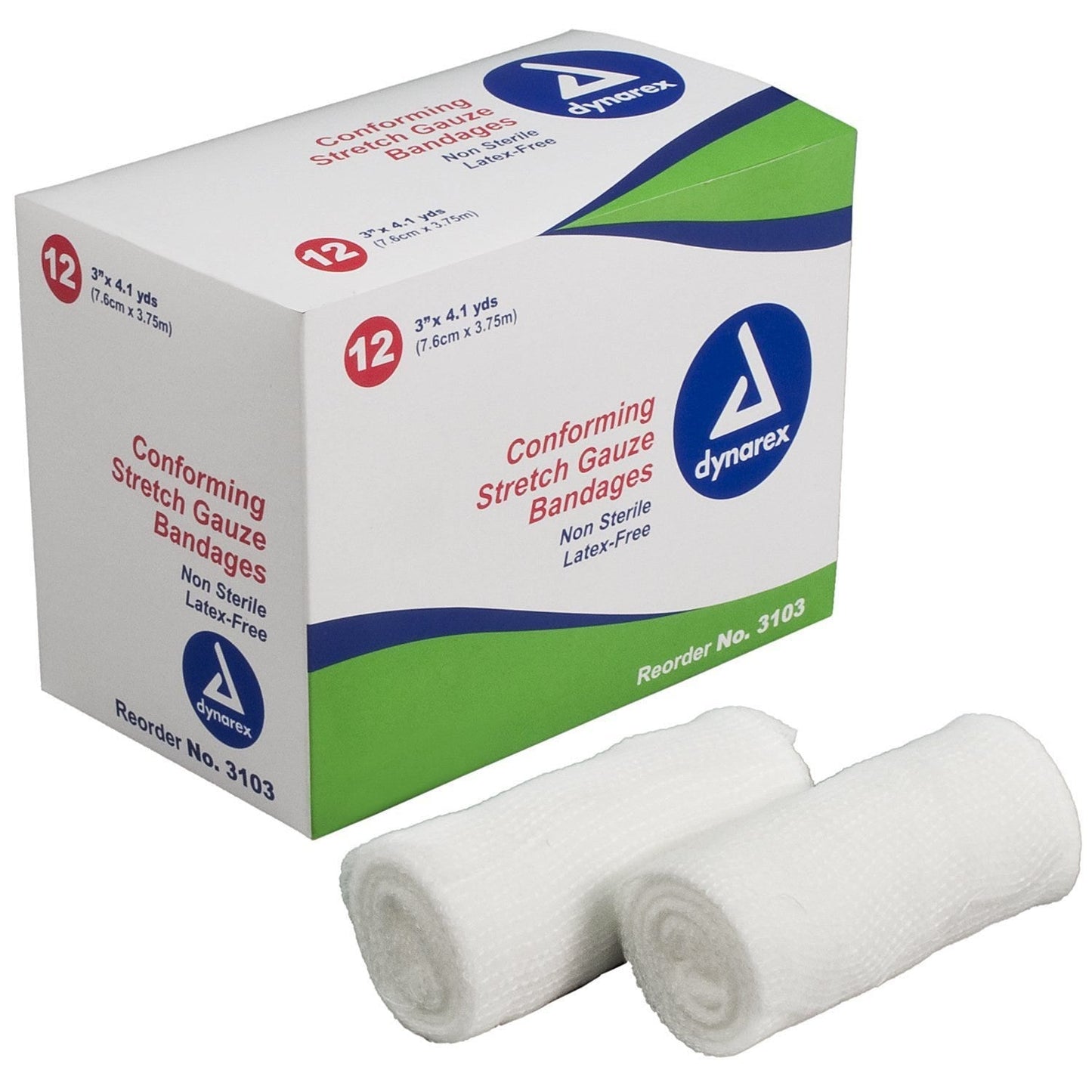 Dynarex 3103 Conforming Bandage Case of 96 31361927