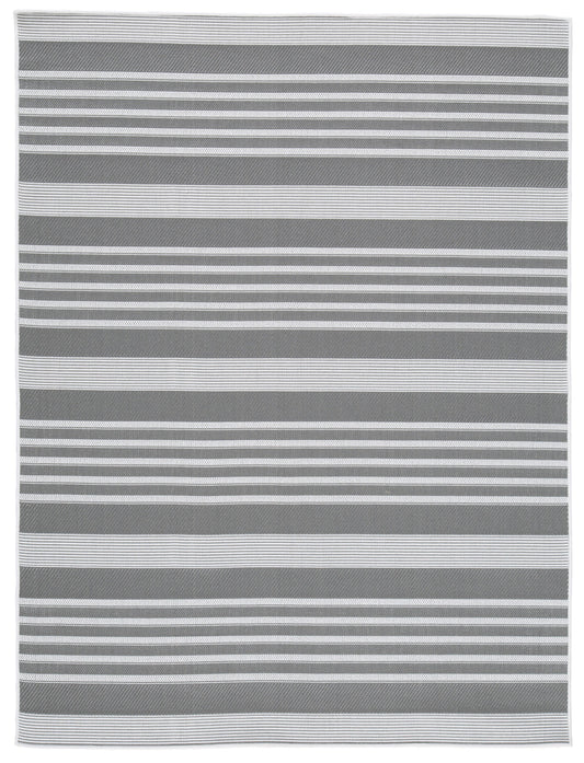 Reidman Gray/Cream 5'3" x 7' Rug