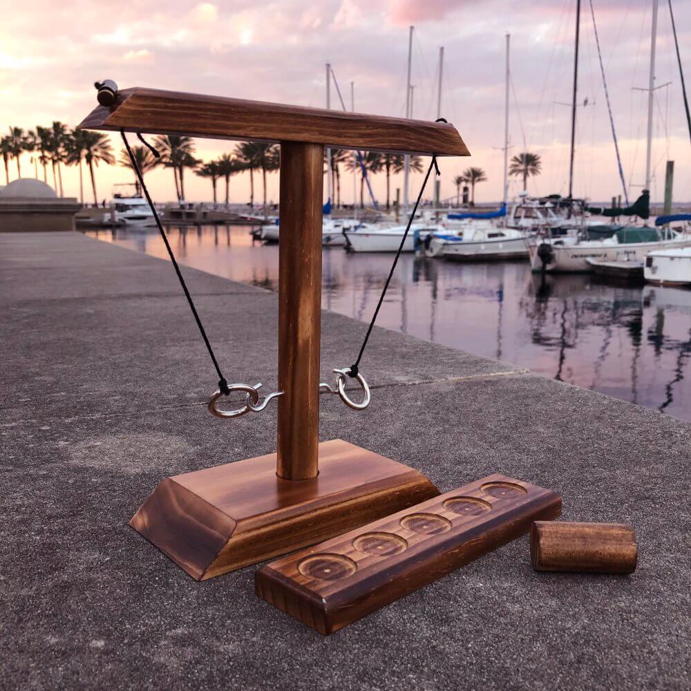 RingMaster Ring Toss with Shot Ladder - Burned Edition