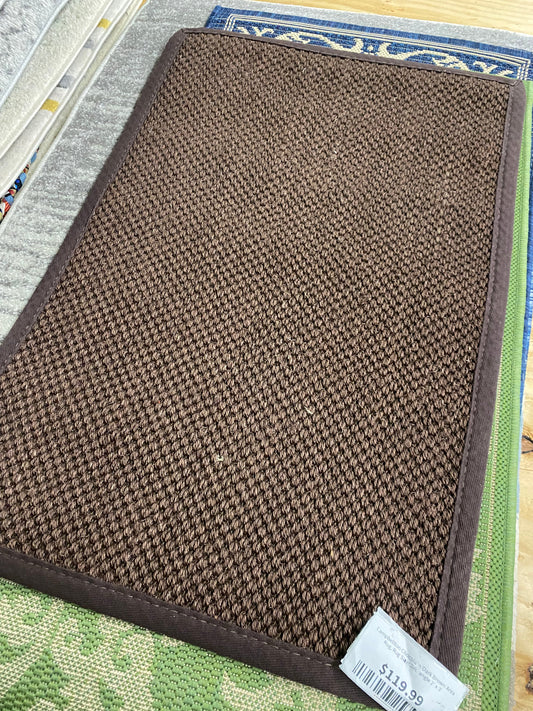 Campbellton Chocolate/Dark Brown Area Rug, Rug Size: Rectangle 2' x 3'