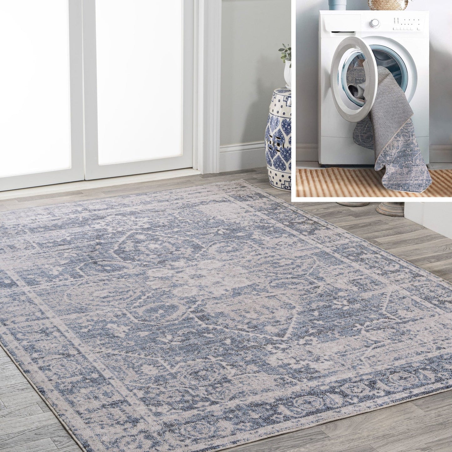 Shaii-Global-Medallion-Low-Pile-Machine-Washable-Area-Rug-Rugs