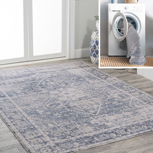 Shaii-Global-Medallion-Low-Pile-Machine-Washable-Area-Rug-Rugs