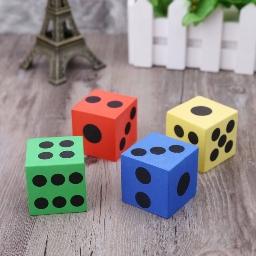 Small Foam Dice Set. Shop Dice Sets & Games on Mounteen. Worldwide shipping available.