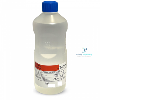 Sterile Water for Irrigation Pour Bottle - 6 x 1Ltr
