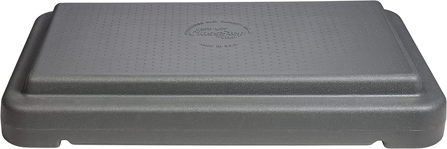 The Step (Made in USA) Stackable Aerobic Exercise Platform with Non-Slip Surface and Nonskid Feet to Prevent Sliding