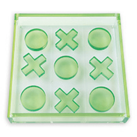 Tic-Tac-Toe Green Game Set
