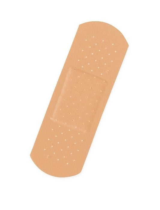 CURAD Plastic Adhesive Bandages Natural Latex Free 3/4 Inch x 3 Inch Case of 1200