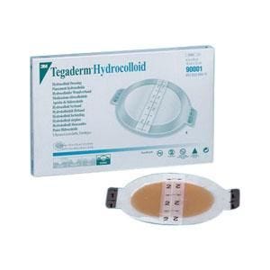 Tegaderm 90003 Hydrocolloid Dressing 5-1/8 X 6 Inch Oval Sterile, Box of 5