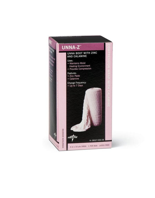 Unna-Z Calamine Boot Bandages 3 Inch x 10 Yard Latex Free Case of 12