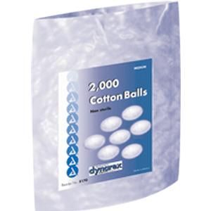 Dynarex Cotton Balls: 2000 Count, Medium 42424650