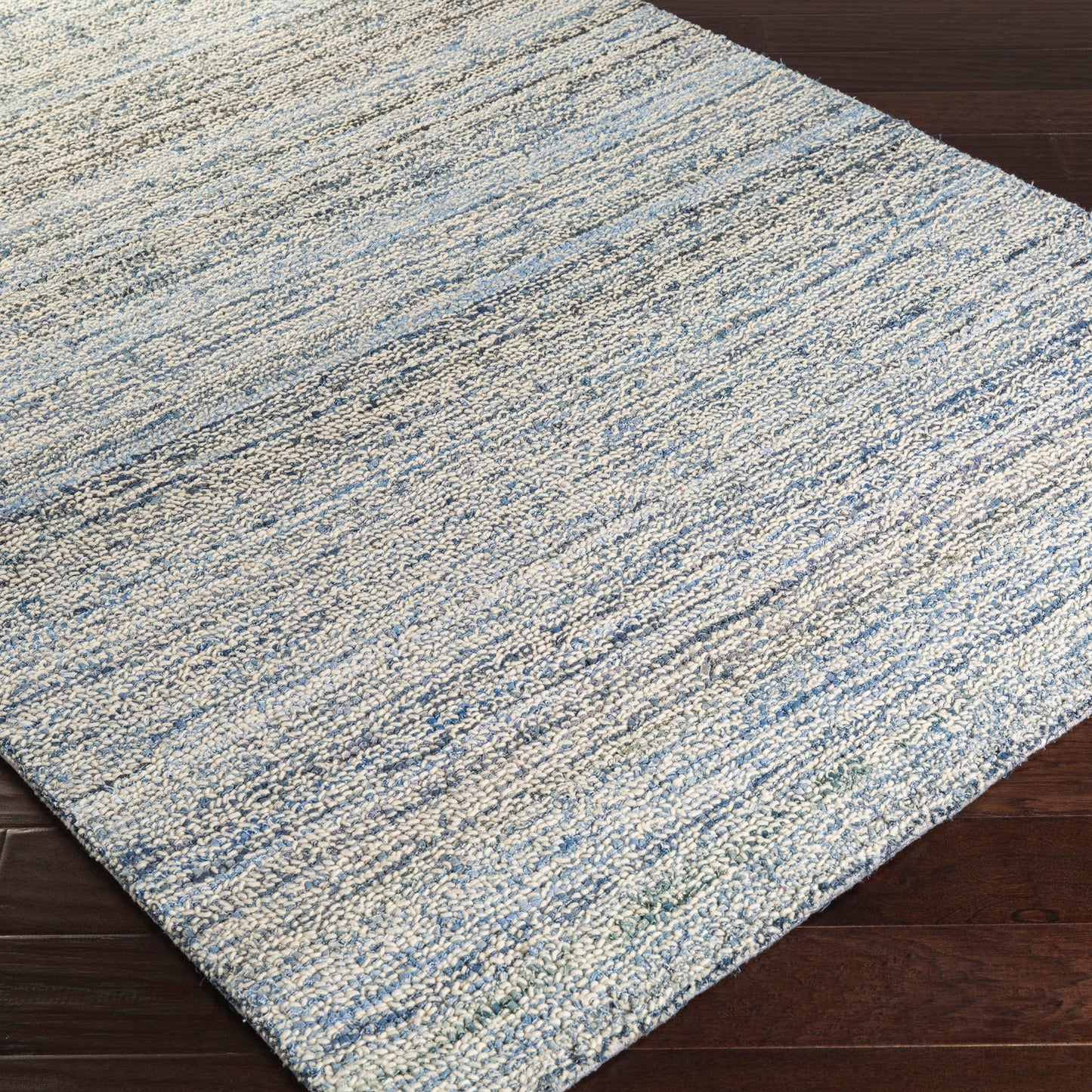 Tufted Shag Rug - Blues